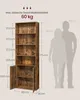 A diagram showing the dimensions of a bookshelf with silhouettes of two people for scale. Produktbild-Vorschau