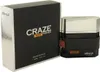 A box and bottle of Armaf Craze Noir for Men Eau de Parfum. Voir les images du produit