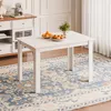 Mondeer Esstisch Esszimmertisch 120 x 80 x 75cm, Weiß Produktbild-Vorschau 2