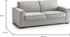 Schlafsofa Giuliana, 2-Sitzer-Sofa, 100%  Italy, Produktbild-Vorschau 3