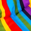 A close-up view of a colorful striped fabric, likely part of a hammock or cushion. Náhľad obrázku produktu