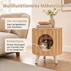 DOMKIET KATZE COSTWAY, rattanowy domek dla kota z Podgląd zdjęcia produktu 4