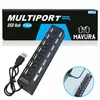 MULTIPORT USB rozbočovač 7-portový rozdeľovací adaptér Náhľad obrázku produktu 1