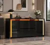 INONEFT, mobile bar con finitura lucida, dimensioni 160 x Anteprima dell’immagine prodotto 1