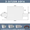 Starlyf® Sofa Cover - 3er Sofaschoner, wasserabweisend, Produktbild-Vorschau 7