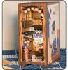 Japonský štýl DIY Book Nook miniatúrny domček 3D puzzle s Náhľad obrázku produktu 1