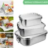Jayseuw 800+1200ml Brotdose Edelstahl ohne Plastik BPA frei Produktbild-Vorschau 8