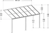 Juskys Terrassenüberdachung Borneo 5,5 x 3 m – Aluminium Produktbild-Vorschau 2