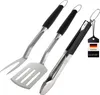 set di posate da barbecue bremermann, 3 pezzi / Pinze, Anteprima dell’immagine prodotto 1