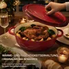 Casserole en fonte (7,1 litres), forme ovale, incluant des Voir les images du produit 3