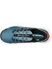 A top-down view of a blue and yellow Reebok safety shoe. Produktbild-Vorschau