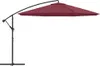 vidaXL Slunečník s hliníkovou tyčí 350 cm Bordeaux red Náhled obrázku produktu 3