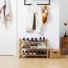 HOMCOM Schuhregal mit 3 Ebenen, Schuhständer, Schuhablage Produktbild-Vorschau 7