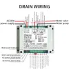 A diagram showing the wiring connections for an automatic water level controller. Podgląd zdjęcia produktu