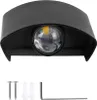 LED nástenné svetlo vnútorné vonkajšie, 8cm nástenné Náhľad obrázku produktu 6