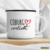 Huuraa Emaille Tasse Coburg verliebt 300ml Vintage Produktbild-Vorschau 3