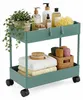 Carrello Relaxdays, 2 ripiani, carrello da servizio, Anteprima dell’immagine prodotto 1