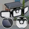 3-stranná solárna nástenná lampa so senzorom pohybu, Náhľad obrázku produktu 6