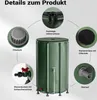 Wiltec Faltbare Regentonne 500 l mit Deckel, Regenfass aus Produktbild-Vorschau 4
