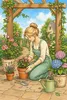 Garten Malbuch für Erwachsene - 50 Ausmalbilder zur Produktbild-Vorschau 18