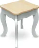 Mamabrum Coiffeuse XXL Pour Enfants En Bois Avec Tabouret - Voir les images du produit 7