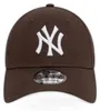 New Era 9Forty Strapback Cap - New York Yankees braun Náhľad obrázku produktu 8