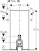 Geberit 131003JL5 Monolith Sanitärmodul für Stand-WC Produktbild-Vorschau 1