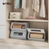 WOLTU 3er Set Stapelbare Aufbewahrungsbox mit Griffen, aus Produktbild-Vorschau 2