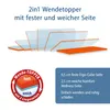 Genius Eazzzy Premium Cube Wendetopper Topper 180 x 200 x 9 Produktbild-Vorschau 5