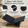 Solidchoice - Grote Houten Boekenstandaard voor Desktop Productafbeelding-voorbeeld 3