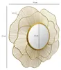 FineBuy Design Wandspiegel rund gold 77 cm groß - Flur Produktbild-Vorschau 3