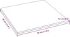 vidaXL Wandkopfteilen 12 stk. 30 x 30 cm Schwarz Stoff Produktbild-Vorschau 7
