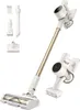 A cordless vacuum cleaner and its accessories, displayed on a white background. Podgląd zdjęcia produktu
