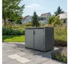 Kovový box na popelnice Konsta 2x240l 132x80x116cm antracit Náhled obrázku produktu 1