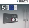 SCHÜTTE AQUADOT Digitales Duschsystem, Chrom/Schwarz matt, Produktbild-Vorschau 3