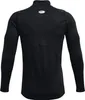 The back of a black long-sleeved shirt. Produktbild-Vorschau