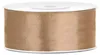 25m Satin Geschenkband hellgold 25mm breit Produktbild-Vorschau 1