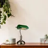 Starožitná stolní lampa se zeleným skleněným stínidlem Náhled obrázku produktu 18