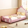Merax Polsterbett Kinderbett 90x200cm mit Patchwork-Design, Produktbild-Vorschau 1