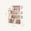 Petite Amélie Großes Puppenhaus aus Holz H17 cm - Rosa Produktbild-Vorschau 7