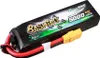 A black lithium polymer battery pack with red and black wires and a yellow connector. Anteprima dell’immagine prodotto