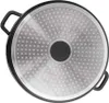 The bottom view of a large pot with handles. Voir les images du produit