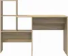 vidaXL Scrivania rovere Sonoma 131,5 x 50 x 106,5 cm Anteprima dell’immagine prodotto 5