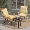 Set di mobili da giardino BEALIFE da 3 pezzi per balcone e Anteprima dell’immagine prodotto 6