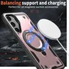 Dual Layer Hülle für Samsung Galaxy S23 Metall Ring Ständer Produktbild-Vorschau 4