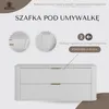 Rodan | Szafka Pod Umywalkę - 120 Cm - Wisząca - Biały Mat Podgląd zdjęcia produktu 3