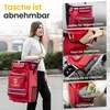 Einkaufstrolley klappbar mit Lufträdern 45 kg – Produktbild-Vorschau 4