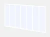 Wärmelackierte Aluminium-Glaswand - 210x105 cm - Weiß - Produktbild-Vorschau 6