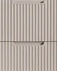 A close-up view of two drawers of a beige cabinet with a ribbed texture. Produktbild-Vorschau