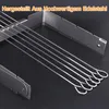 Edelstahl-Grillspieß-Set ,klappbarem Spießgestell, 6 lange Produktbild-Vorschau 4